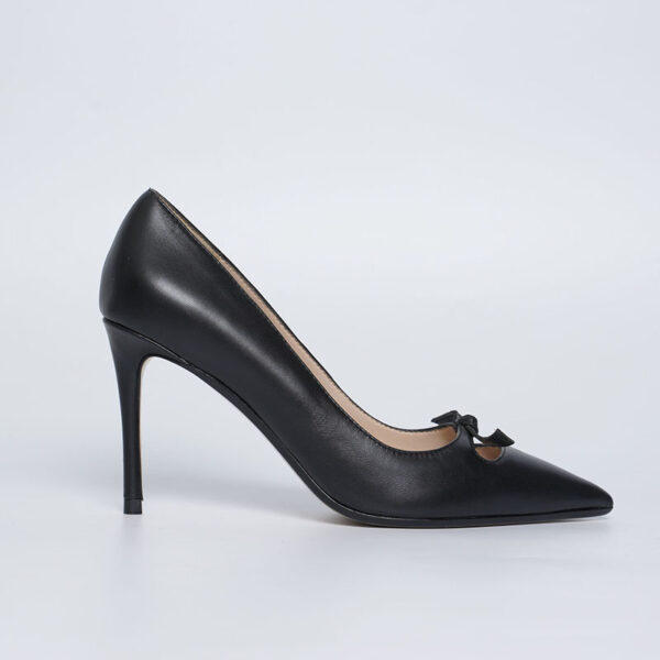 KM001-1.jpg Handcrafted Black Leather High Heel Pumps | Luxury Designer Shoes – Kaimoo Shoes