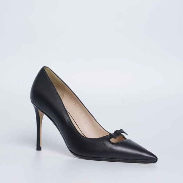 KM001-2.jpg Handcrafted Black Leather High Heel Pumps | Luxury Designer Shoes – Kaimoo Shoes