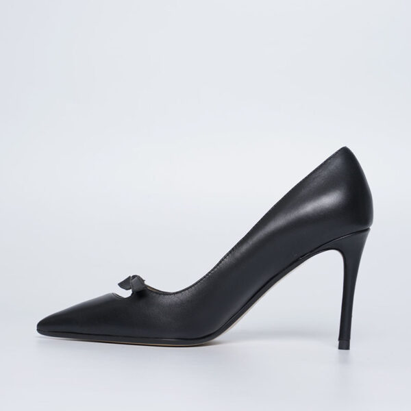 KM001-3.jpg Handcrafted Black Leather High Heel Pumps | Luxury Designer Shoes – Kaimoo Shoes