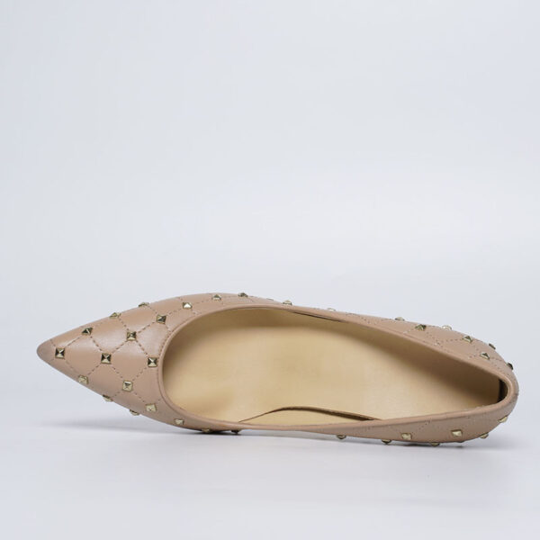 KM005-4.jpg Studs Pointy Heel Dress Shoes - Custom Luxury Women's Footwear Manufacturer