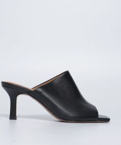 Luxury Leather High Heel Mules for Women - Custom Designer Shoes