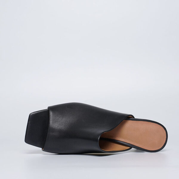 KM006-4.jpg Leather High Heel Mules for Women - Custom Designer Footwear