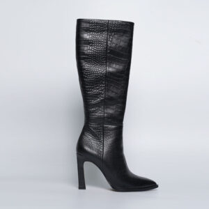 High Heel Croco Leather Boots - Custom Women's Luxury Footwear.jpg Luxury Croco Leather High Heel Boots – Custom Designer Women's Footwear