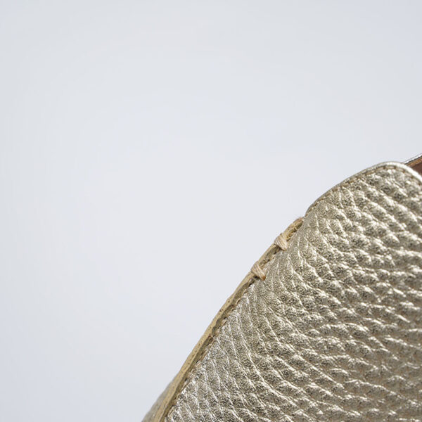 KM011-4.jpg Luxury Gold Leather Mules | Custom Women’s Designer Flats – Kaimoo