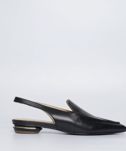 Flat Leather Slingback Shoes for Women – Custom Summer Footwear