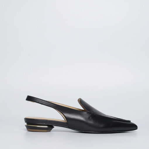 Flat Leather Slingback Shoes for Women – Custom Summer Footwear