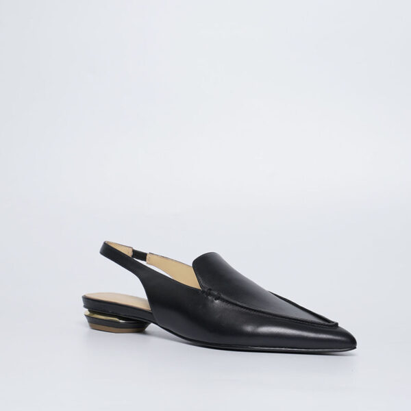 Luxury Flat Leather Slingback Shoes