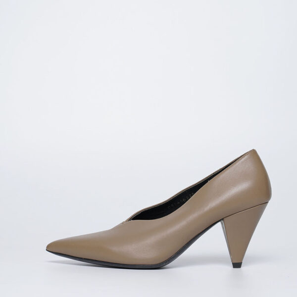 Luxury Leather Cone Heel Bootie – Handmade Women's Ankle Boots