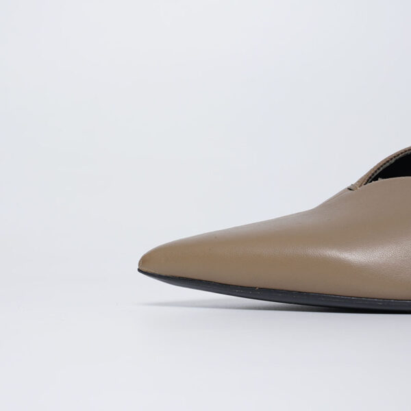 Luxury Leather Cone Heel Bootie