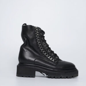 Handcrafted black leather combat boots with lug sole – premium quality women's designer footwear. Luxury Lug Sole Combat Boots for Women – Custom Handmade Black Leather Boots