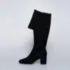 KM020-1.jpg Luxury Suede Stretch Knee-High Boots | Custom Women’s Designer Footwear