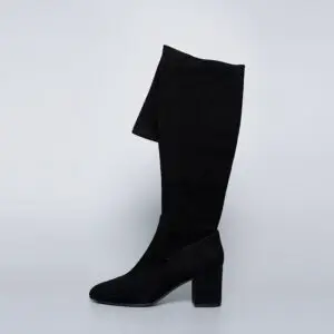 KM020-1.jpg Luxury Suede Stretch Knee-High Boots | Custom Women’s Designer Footwear