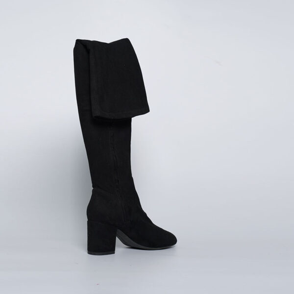 KM020-3.jpg Luxury Suede Stretch Knee-High Boots | Custom Women’s Designer Footwear