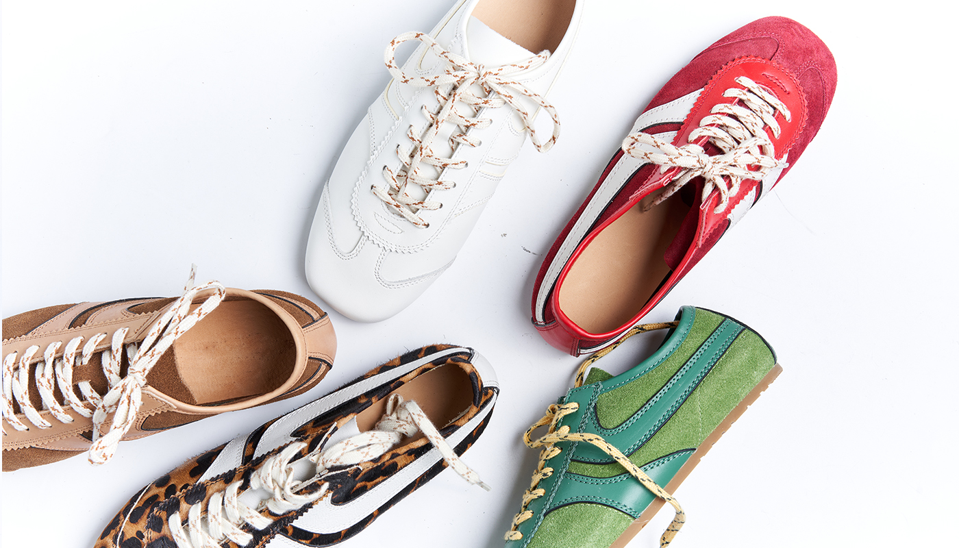 Designer sneakers collection featuring leather and mixed-material uppers, developed for fashion brands with flexible OEM and ODM production